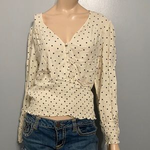 ⭐️American Eagle Polka Dots large Viscose L⭐️